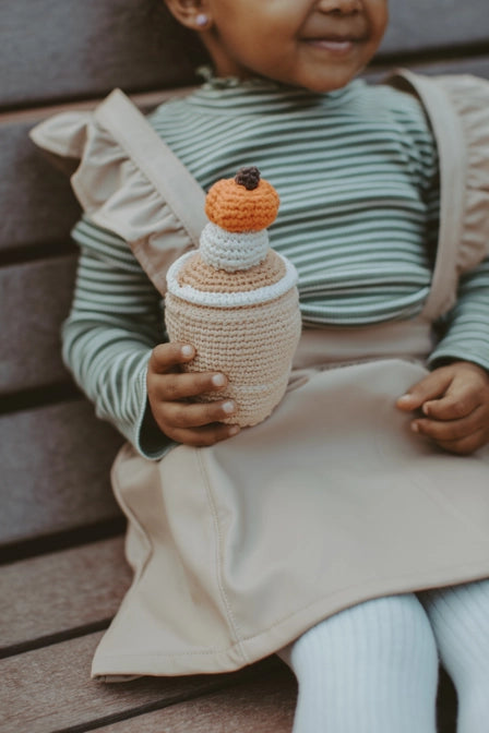 Baby Toy Friendly pumpkin spice latte rattle