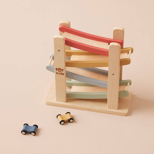 Just Bee Kids Wooden Car Ramp Toy