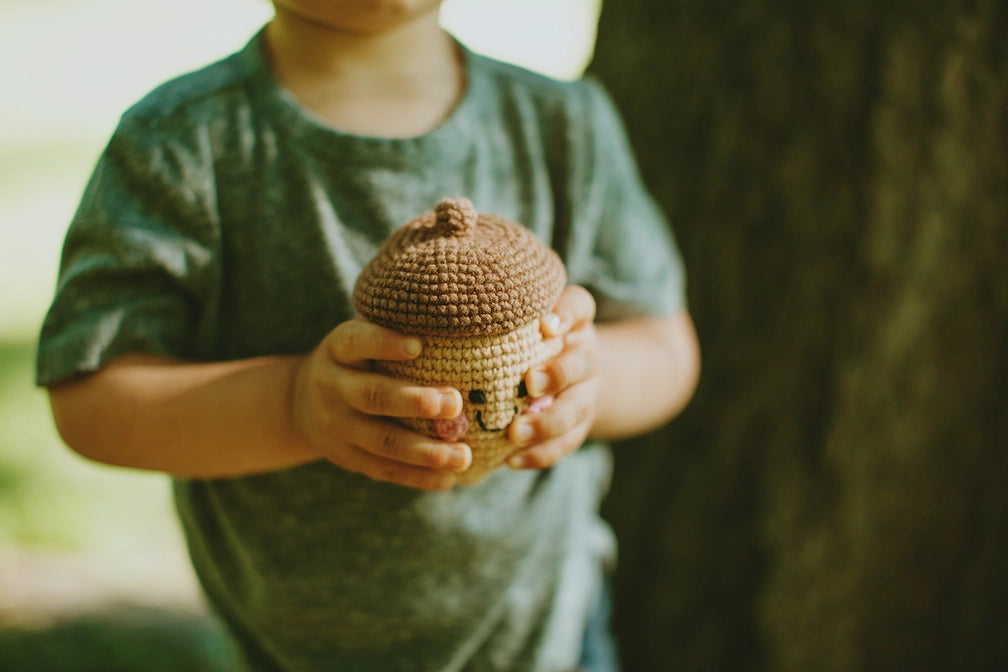 Baby Toy Friendly Acorn rattle