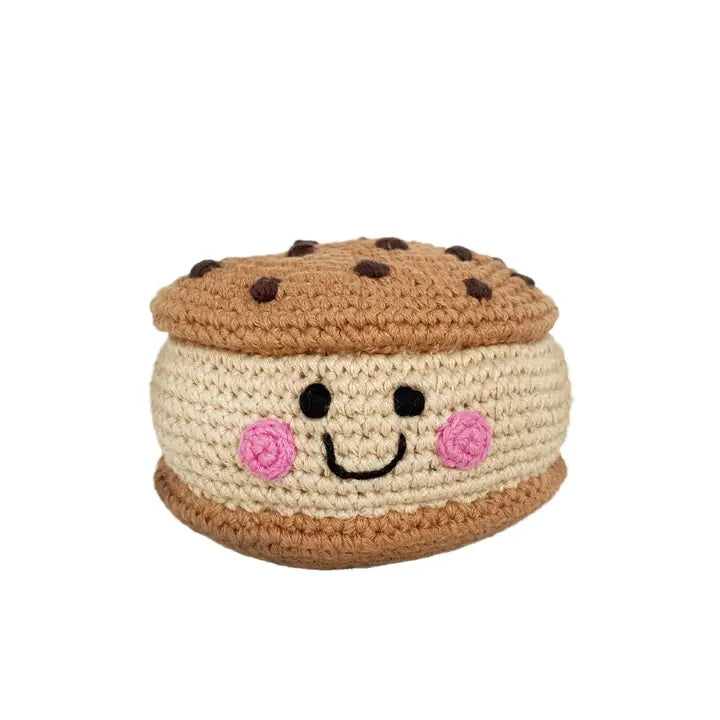 Baby Toy Friendly Ice cream sandwich rattle