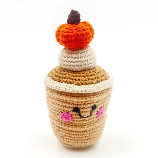 Baby Toy Friendly pumpkin spice latte rattle